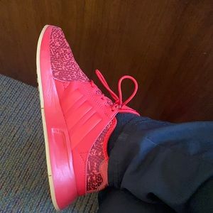 Adidas red shoes